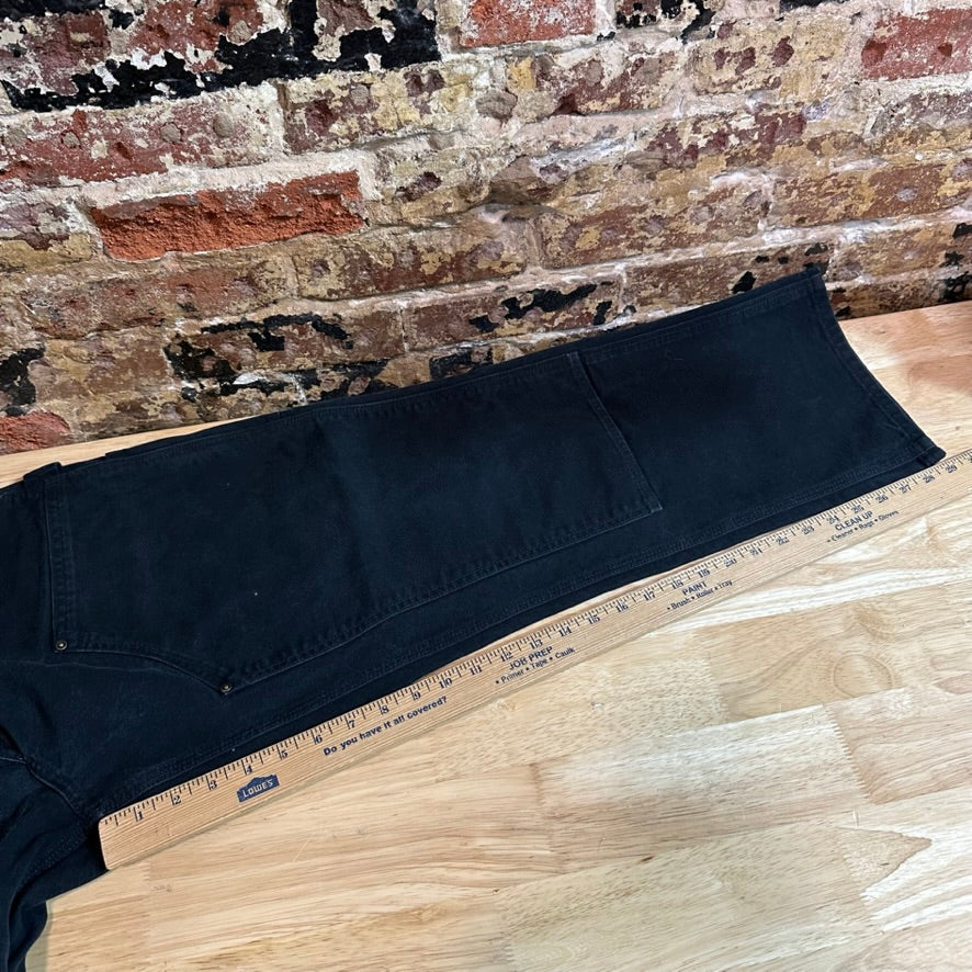 Carhartt B136 BLK Mens 35x30 Double Knee Pants