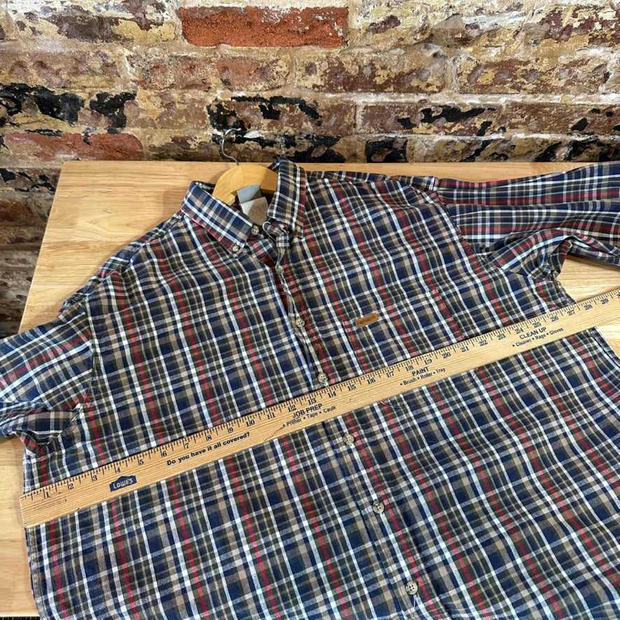 VTG Carhartt L/S Button Shirt Mens 2XL