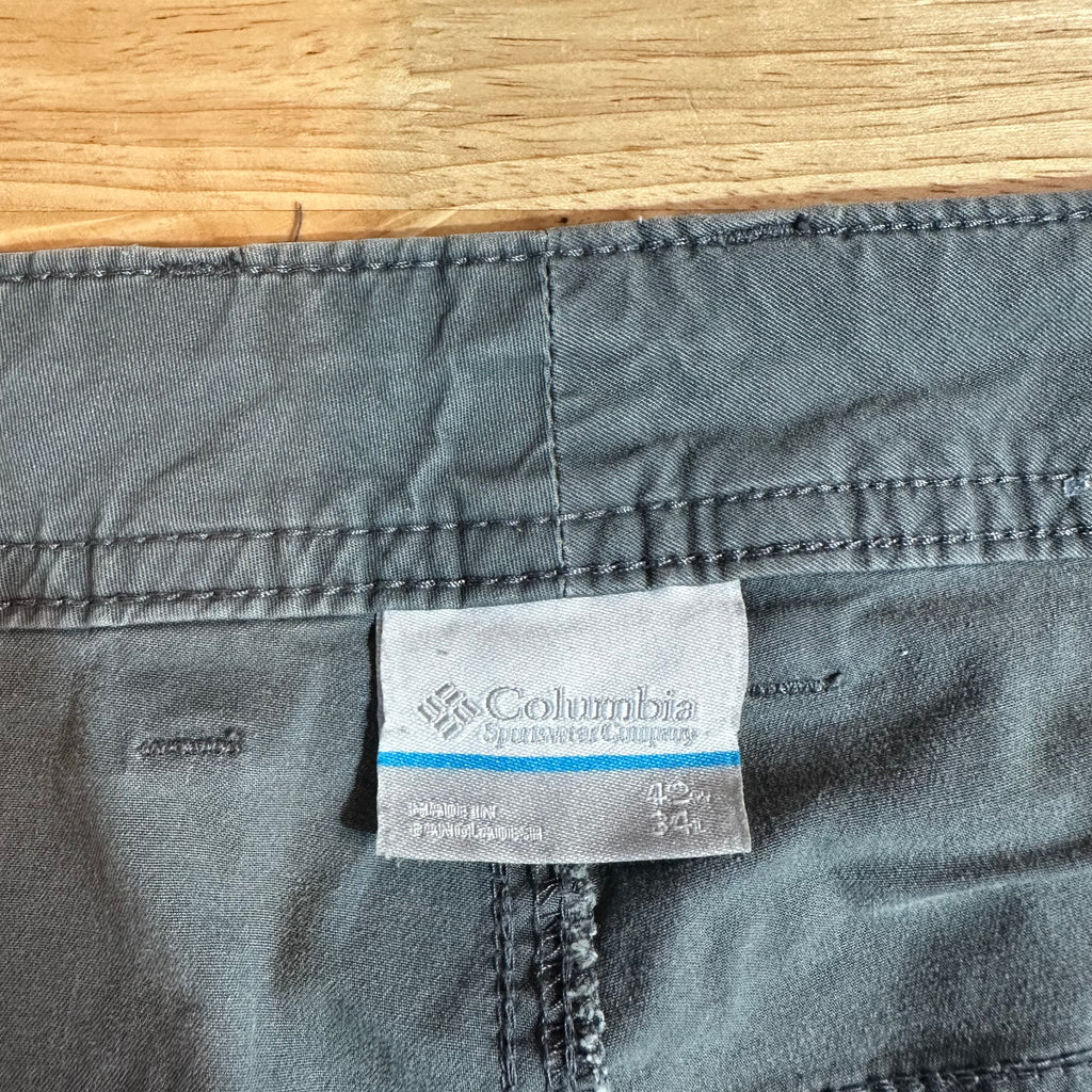 Columbia Mens 42x34 Gray Pants