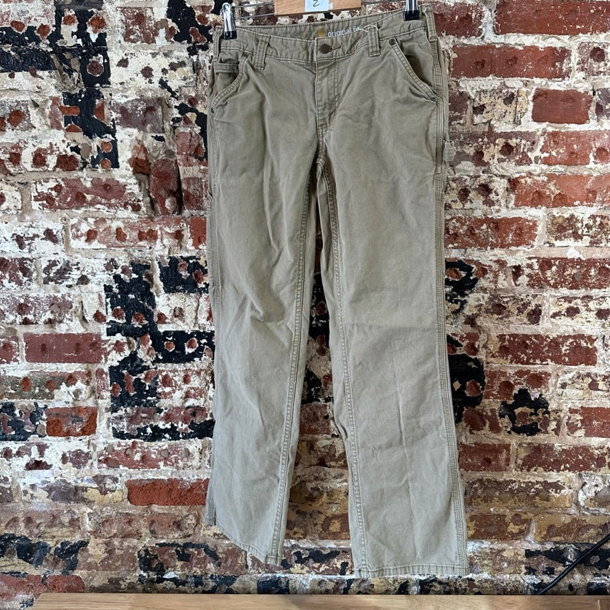 Carhartt Womens 2 Tan Pants
