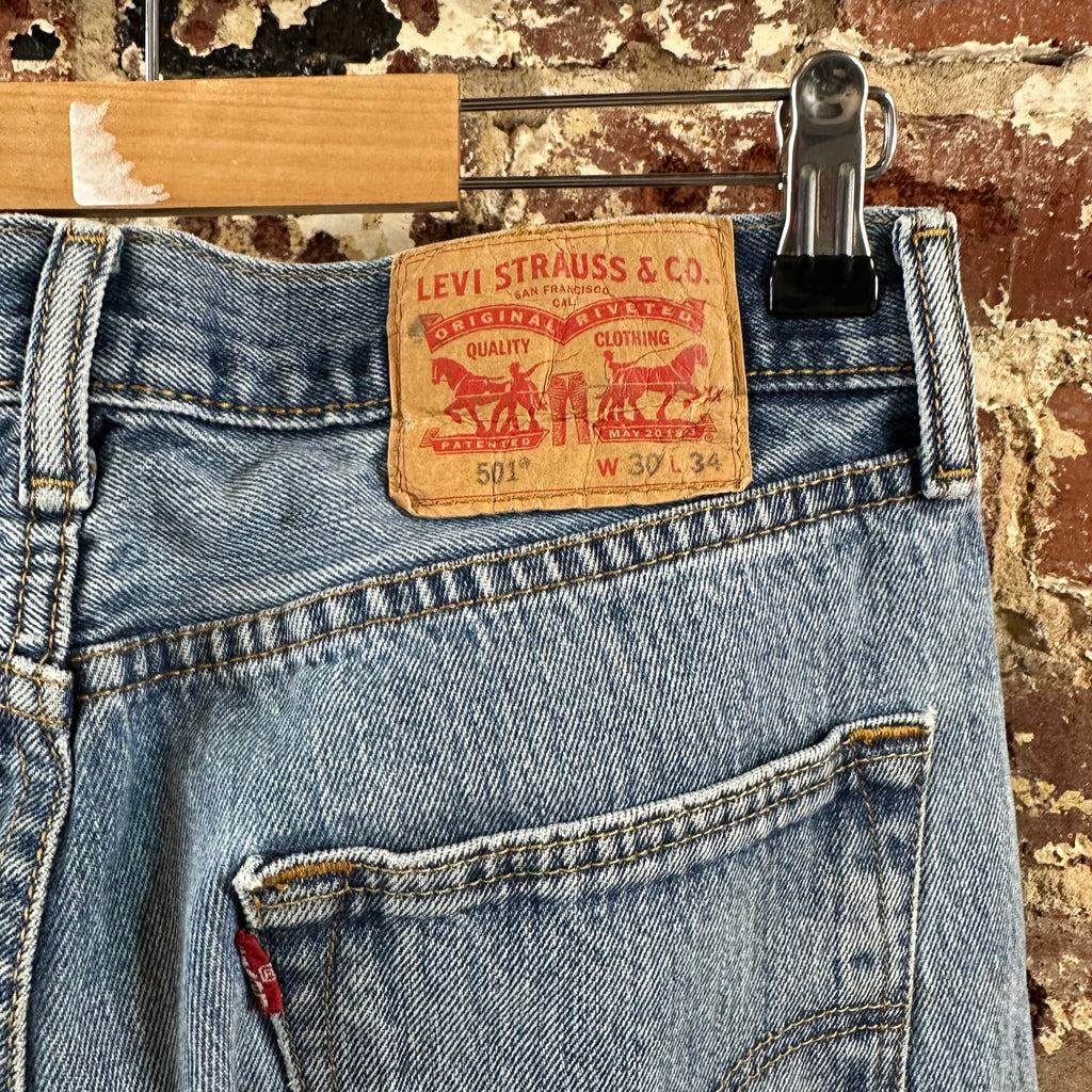 Levi's 501 Mens 30x34 Blue Jeans