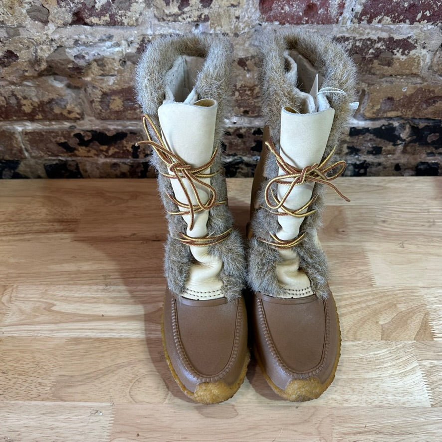 Sorel Nanook Snow Boots Woman's Winter Boot Tan Size 9