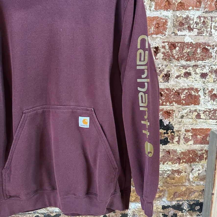 Carhartt Purple Hoodie K288 Mens Medium