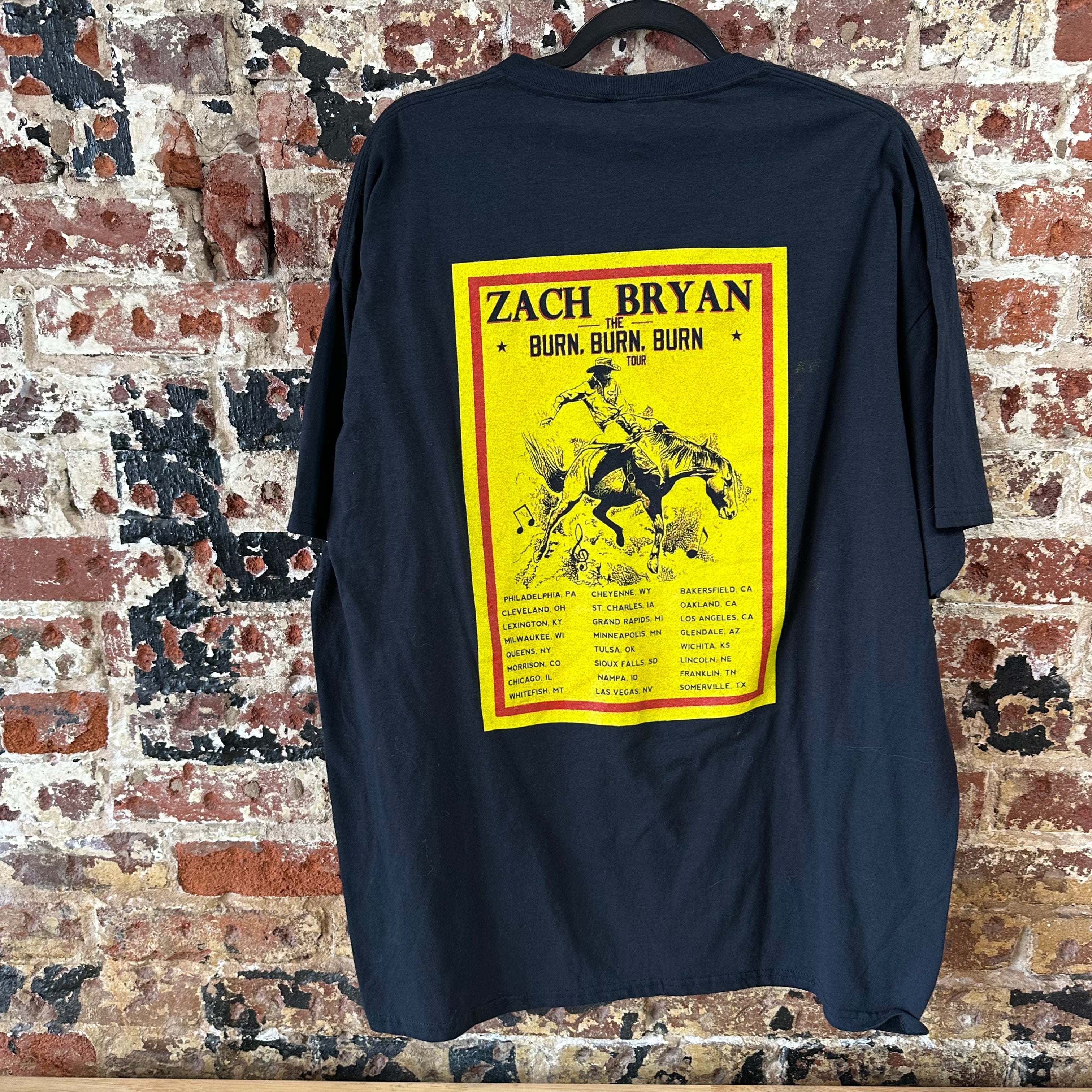Zach Bryan S/S Black T-Shirt Men's 2XL