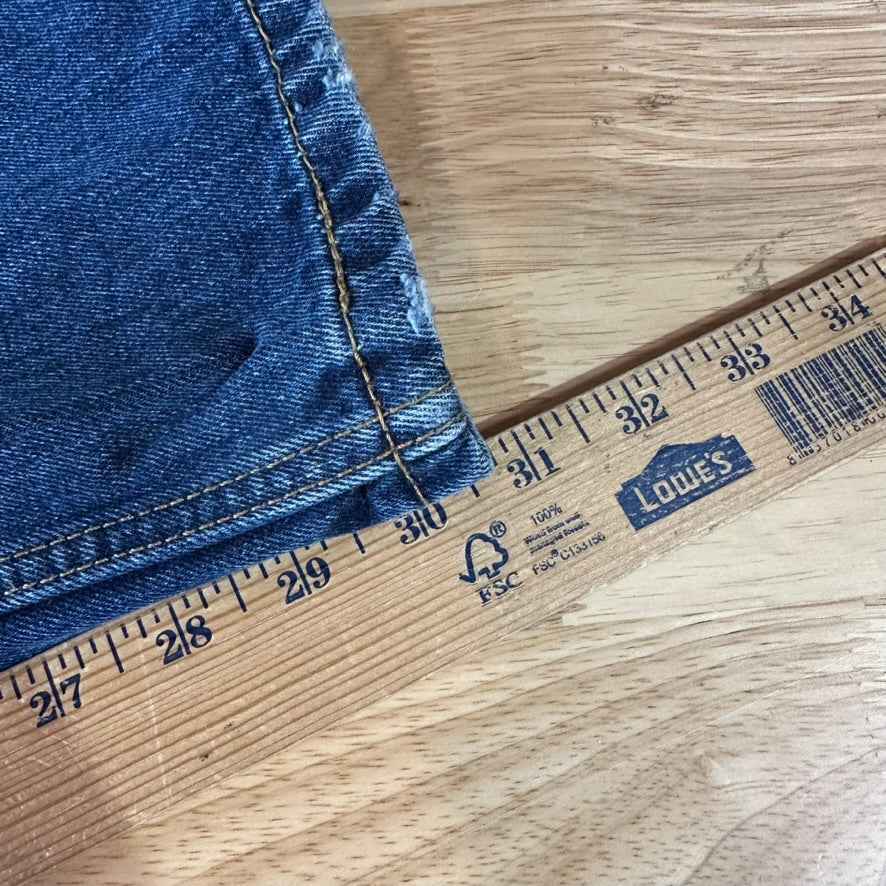 Levis Mens 511 Blue Jeans 33x32 Slim Fit Modern Denim Levi's Distressed