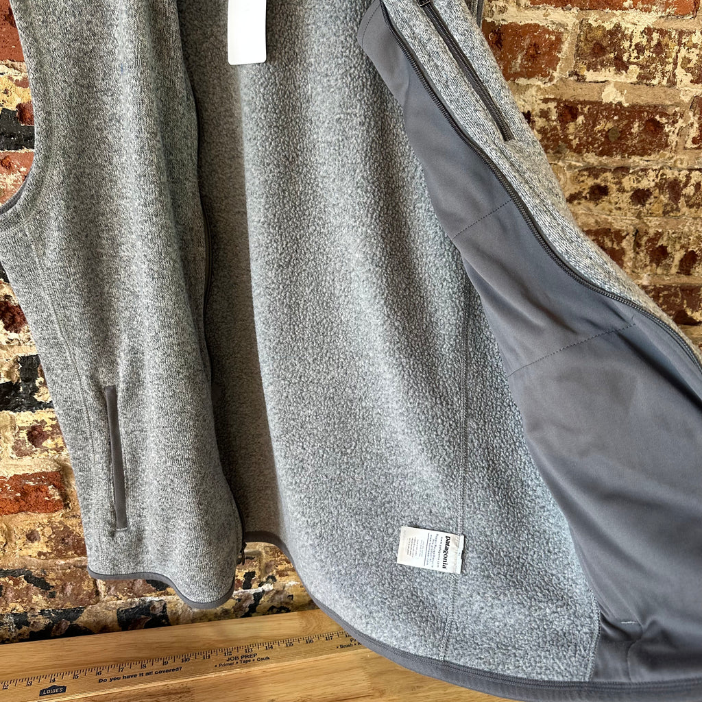 Patagonia Better Sweater Vest Gray Men's Size 2XL - company logo