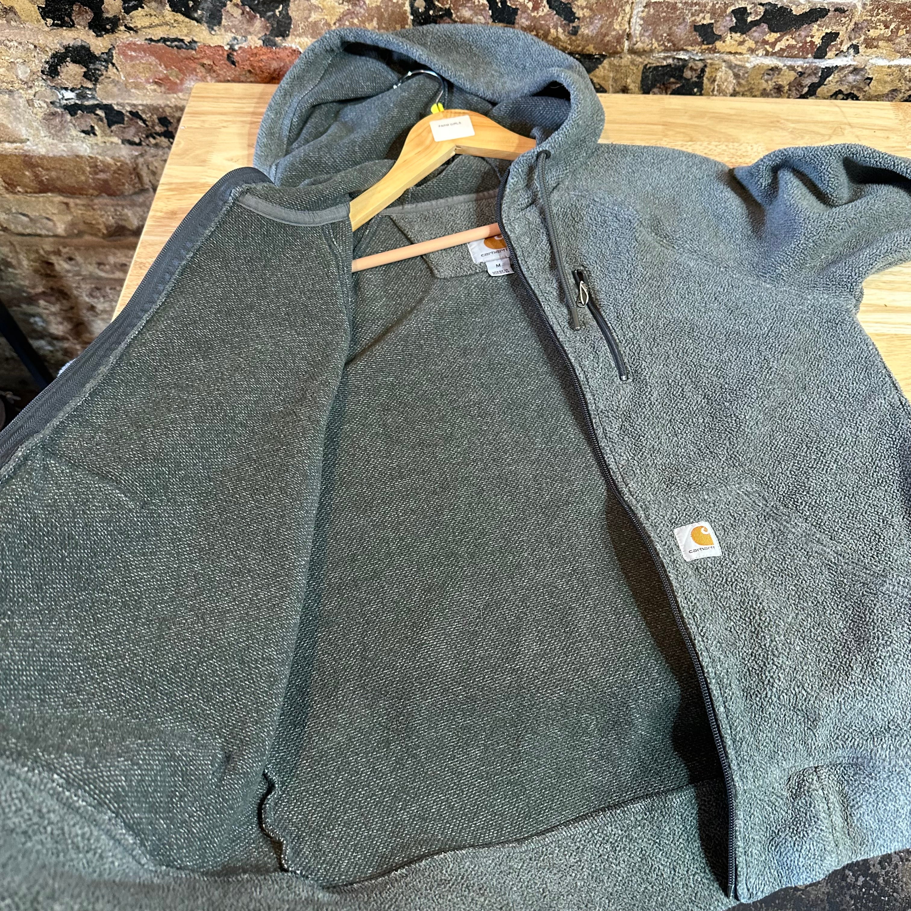 Carhartt Womens Medium Gray Full Zip Sweatshirt