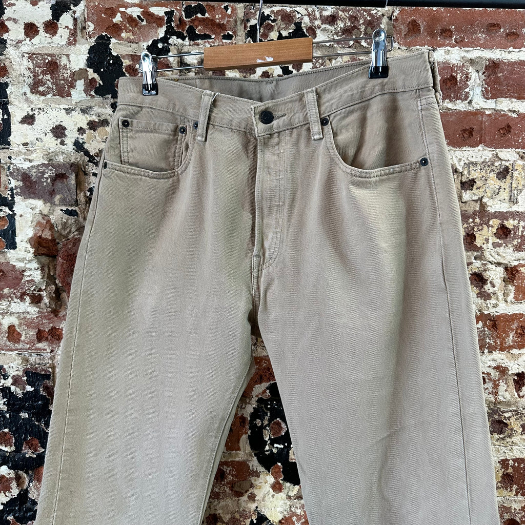 Levi's 501 Mens 33x30 Tan Jeans