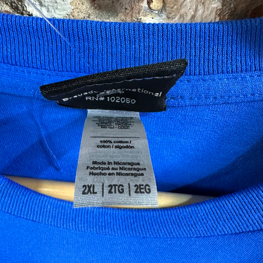 Harley Davidson Men's 2XL Short Sleeve Blue T-Shirt NEW