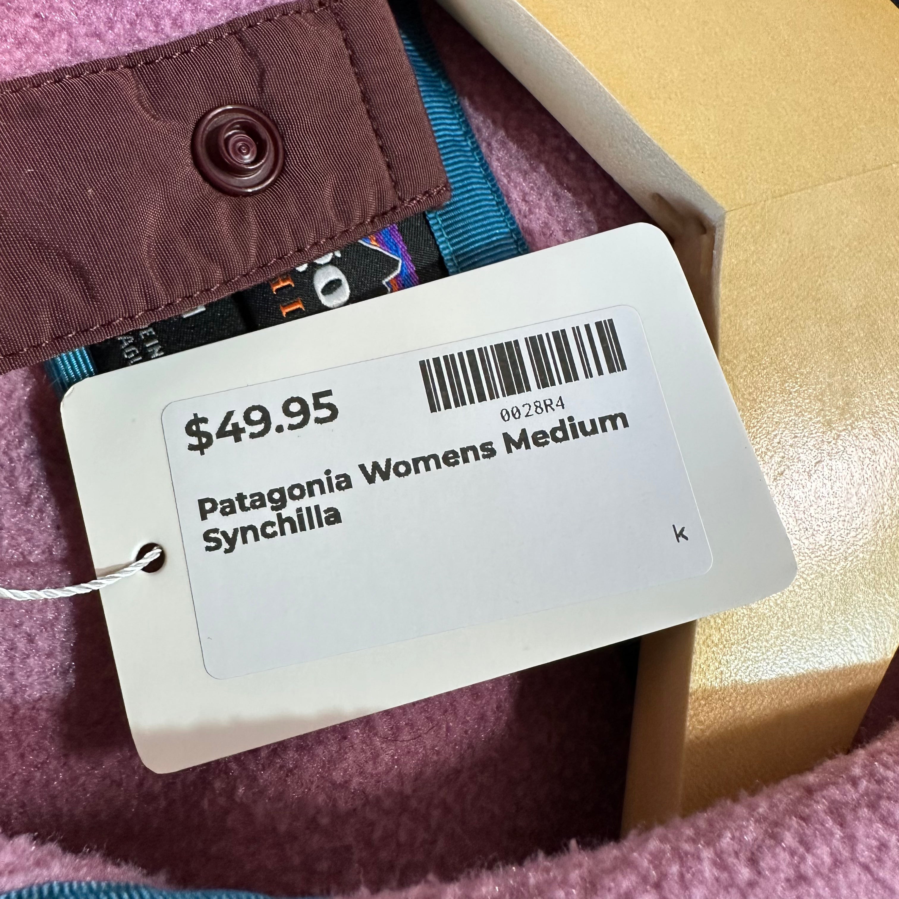 Patagonia Synchilla Womens Medium Snap T