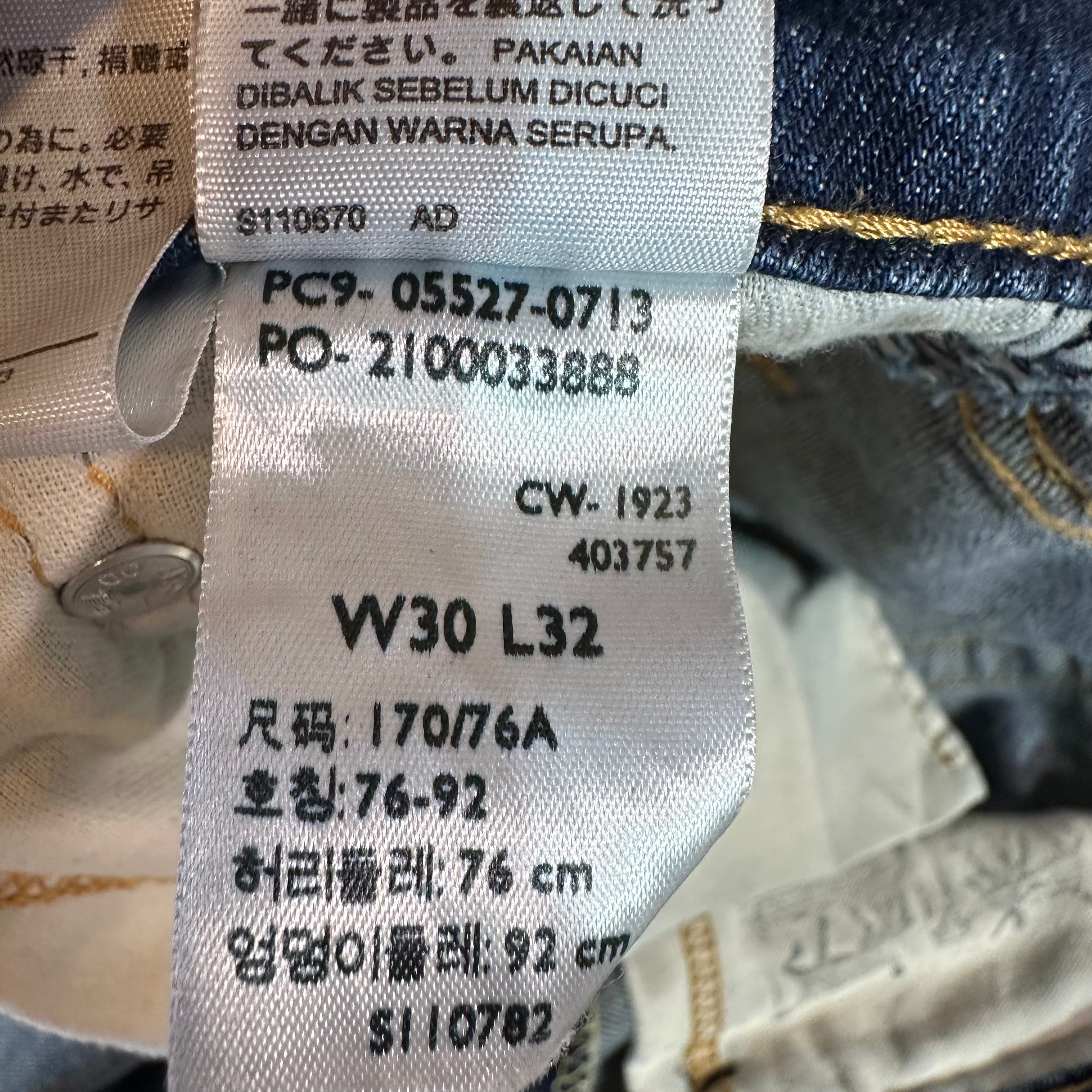 Levis 527 Mens 30x32 Blue Jeans