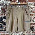 HUK Fishing Shorts Mens XL 39" waist Tan Fishing Outdoor Hiking 10" inseam
