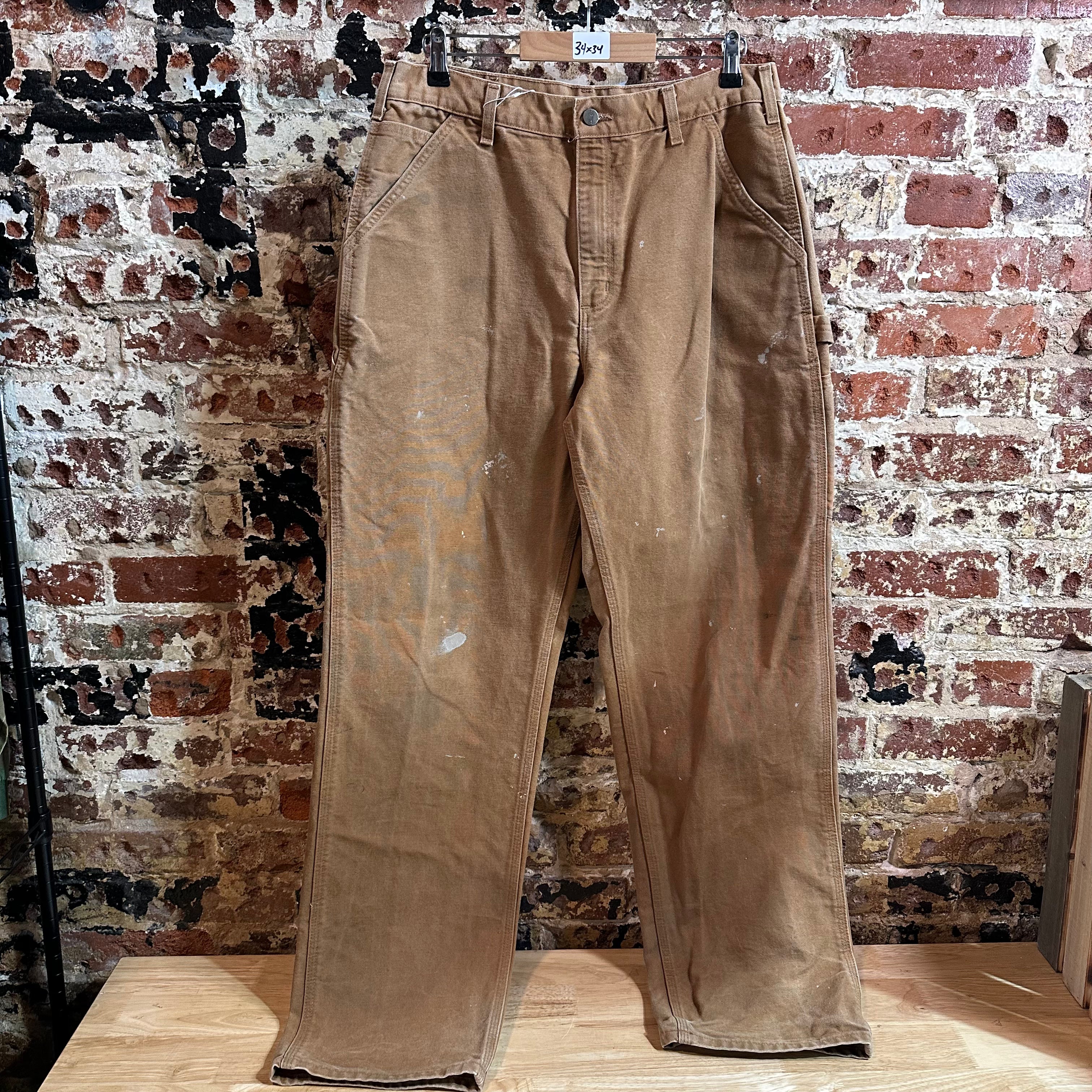 Carhartt B11 BRN Mens 34x34 Pants