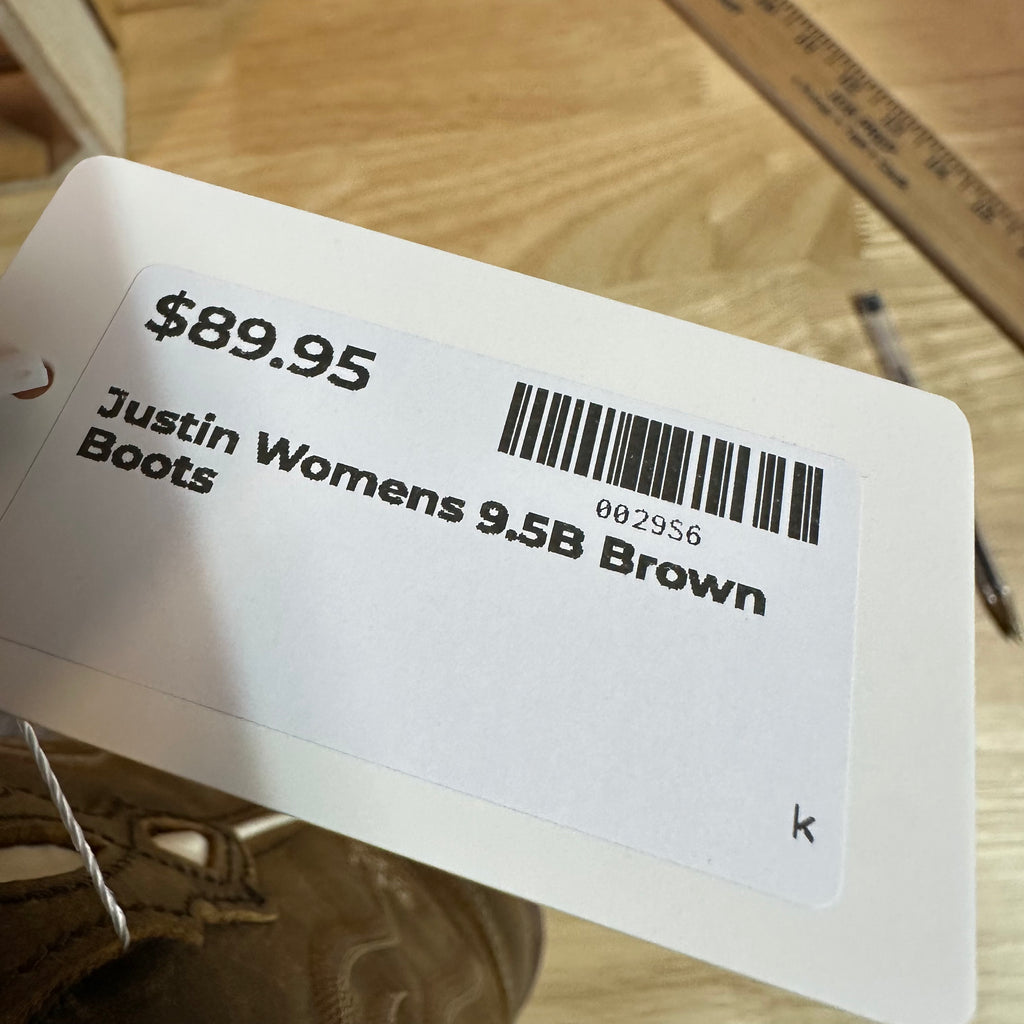 Justin Western Boots Woman's 9.5
