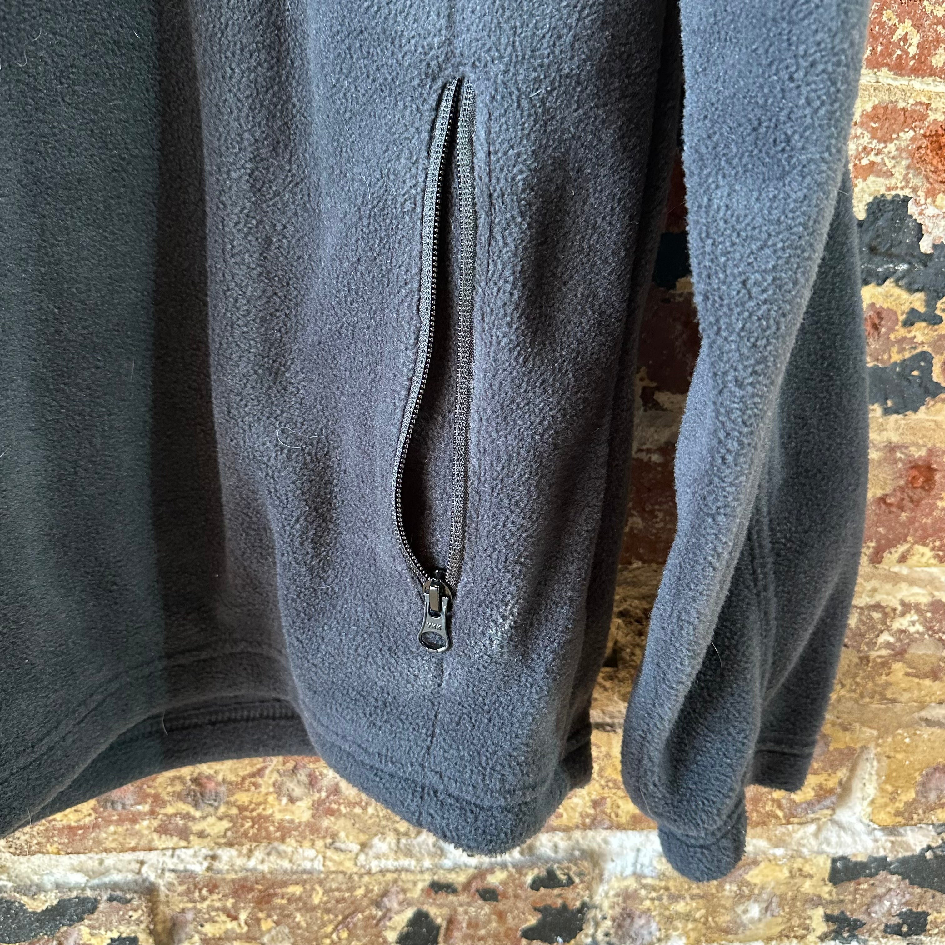 Columbia Sweater Mens Medium Camo Mossy Oak Terra Fleece PHG Hunt Pullover Black