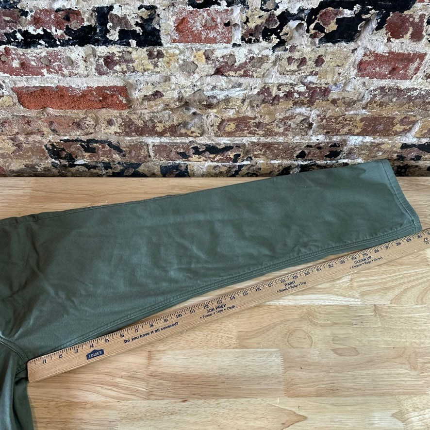 Carhartt Mens 32x32 Green Fleece Lined Pants