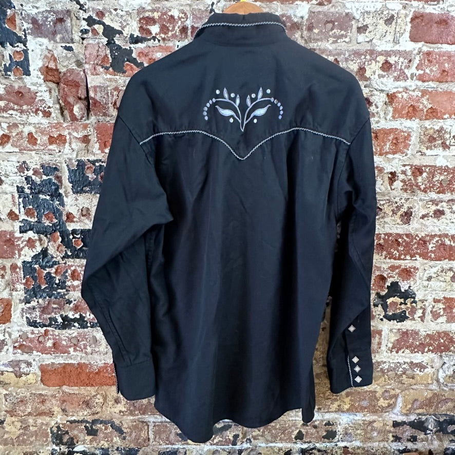 VTG Panhandle Men's Medium Black Western Shirt