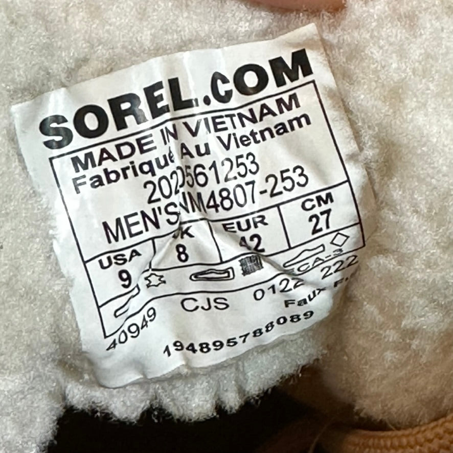 Sorel Tan Boots Mens 9