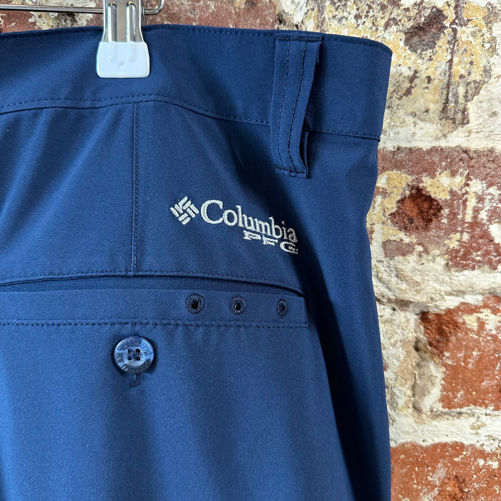 Columbia PFG Shorts Blue Fishing Outdoor Hiking 9" inseam Mens 40