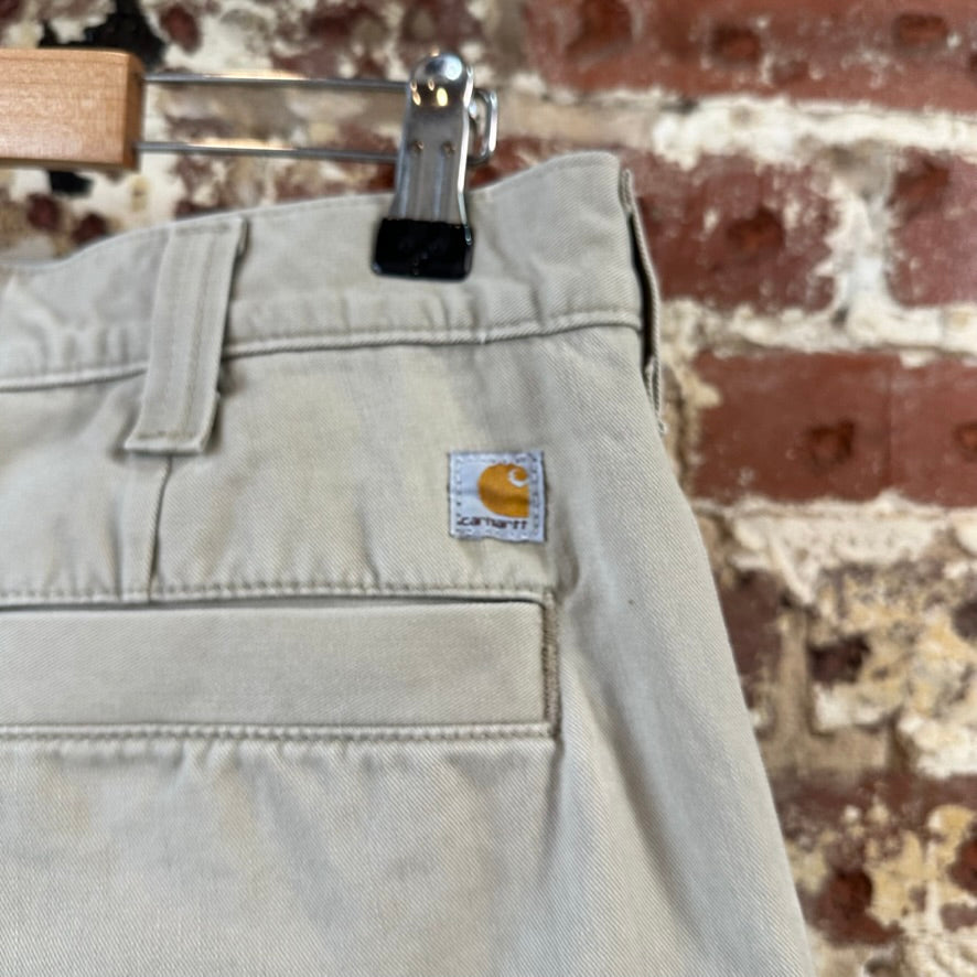 Carhartt Mens 34x30 Tan Pants