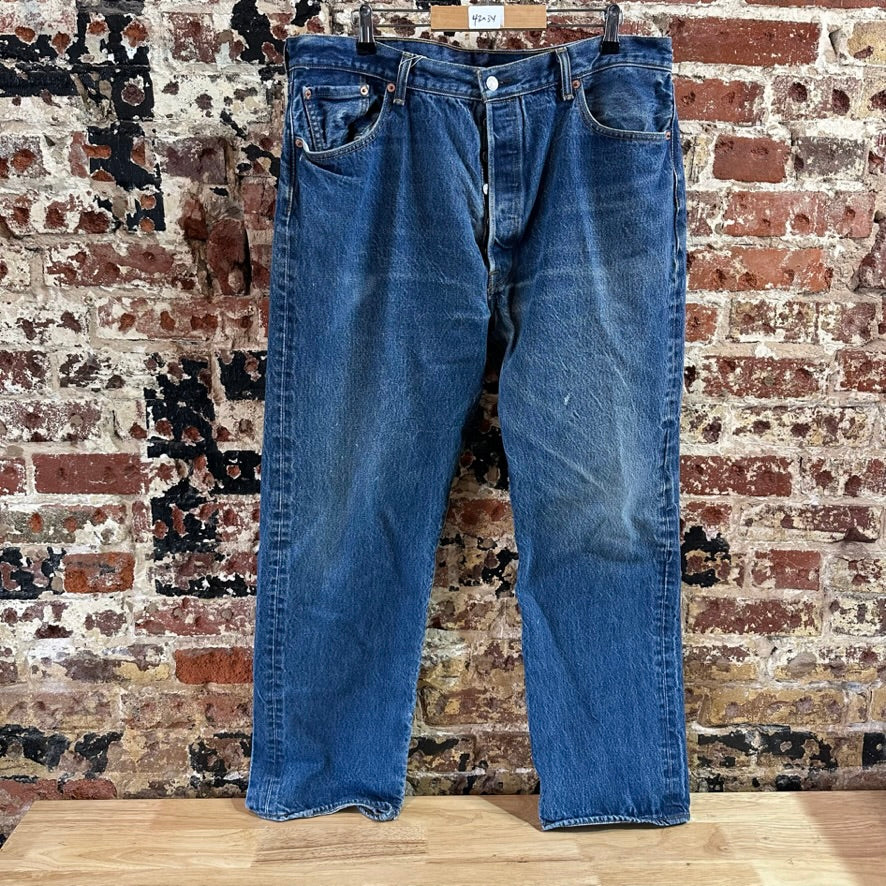 Levi's 501 Mens 42x34 Blue Jeans