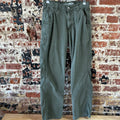 Carhartt Relaxed Fit Pants green rugged canvas work Mens 31x32 MOS