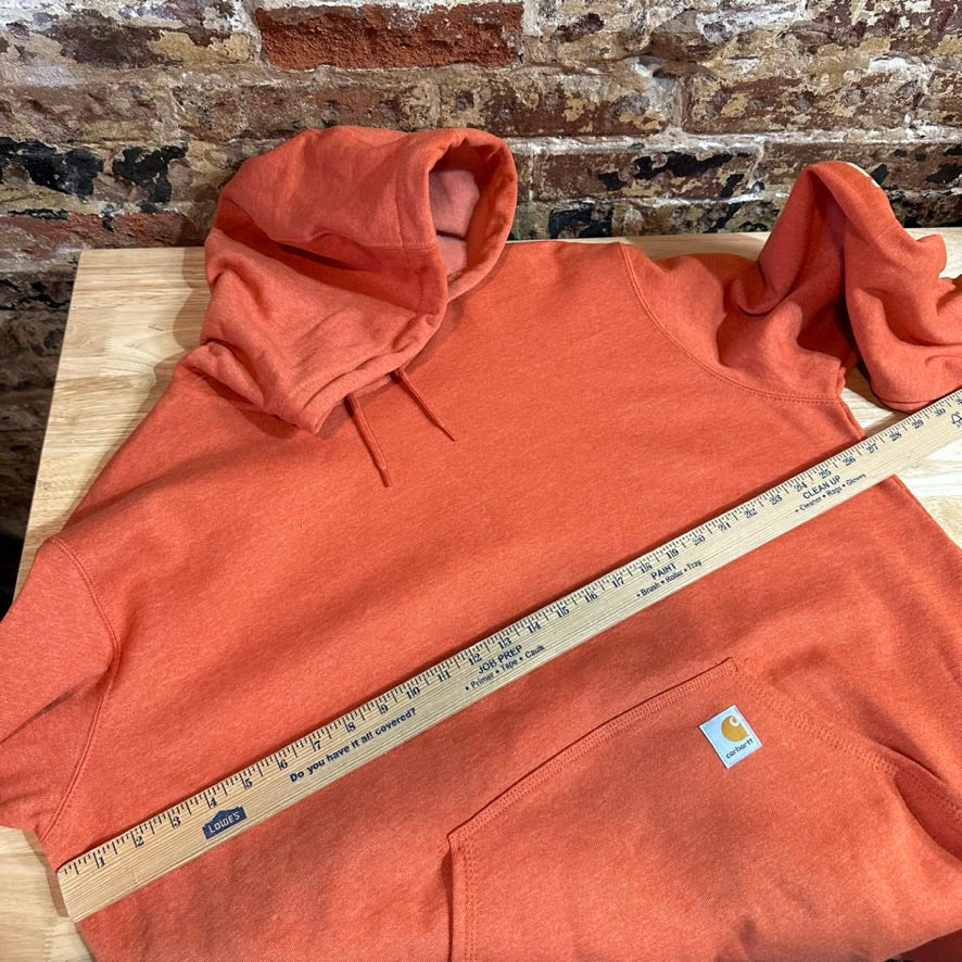 Carhartt Orange Hoodie Mens XL