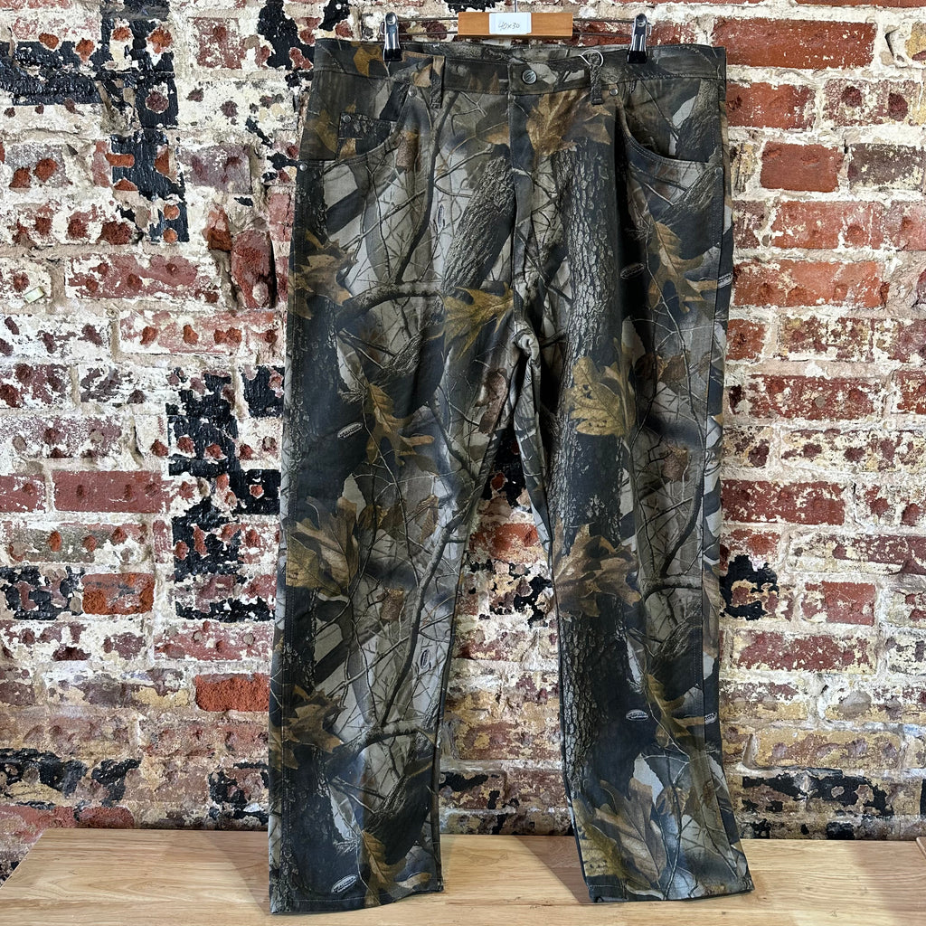 Wrangler Pro Gear Cargo Pants Mens 40x30 Brown Real Tree Camo Hunting Outdoors