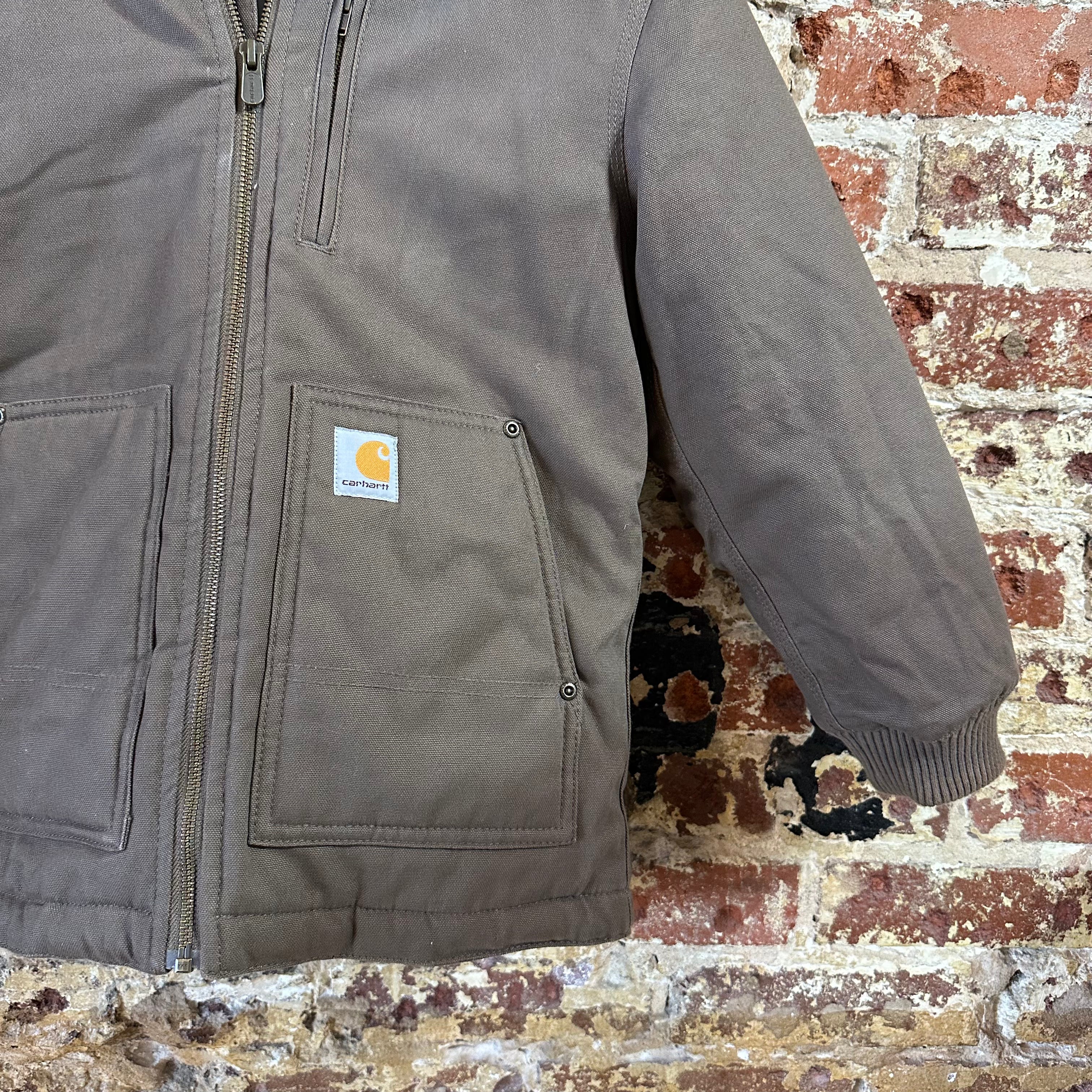 Carhartt Youth Small 7-8 Brown Jacket