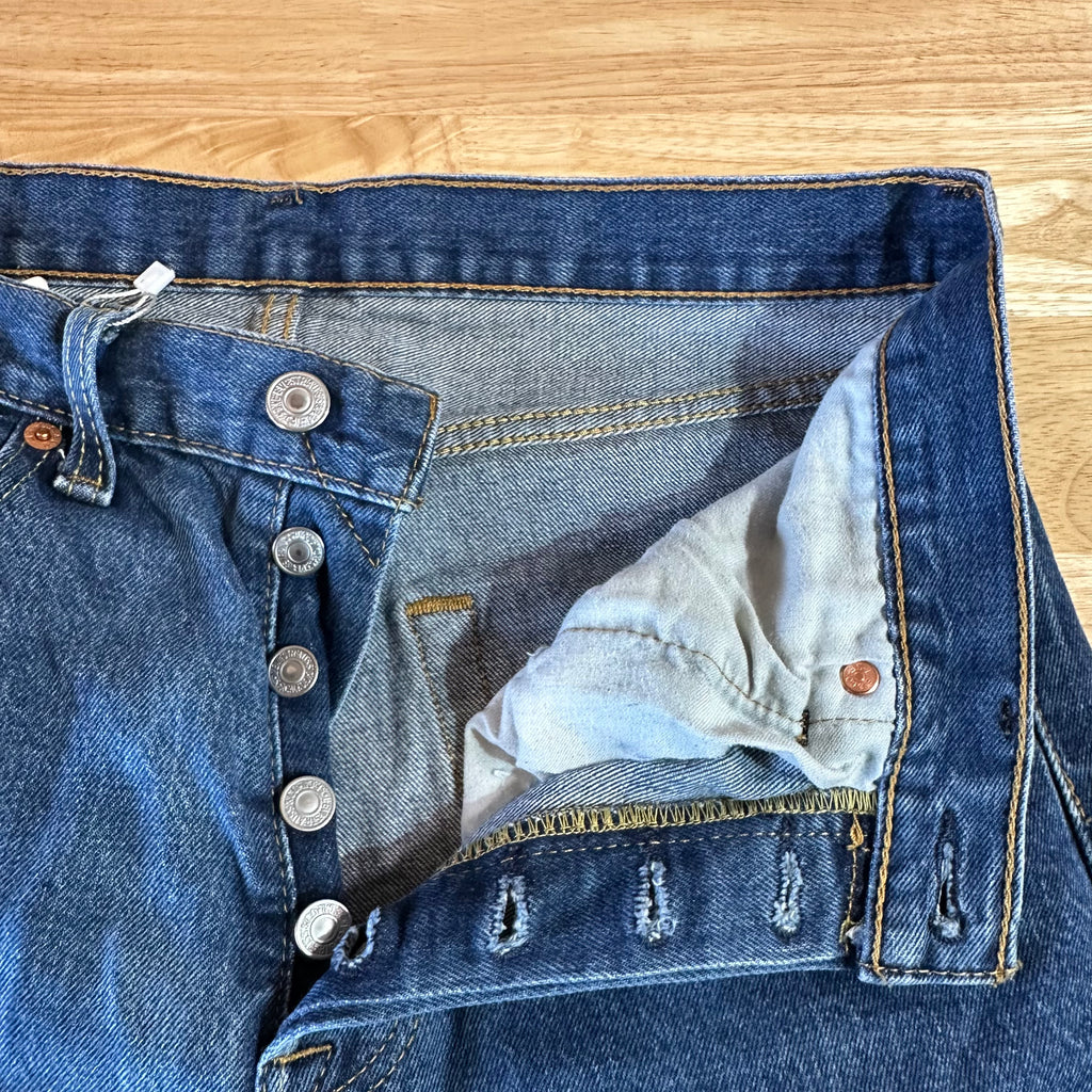 Levi's 501 Mens 32x34 Blue Jeans