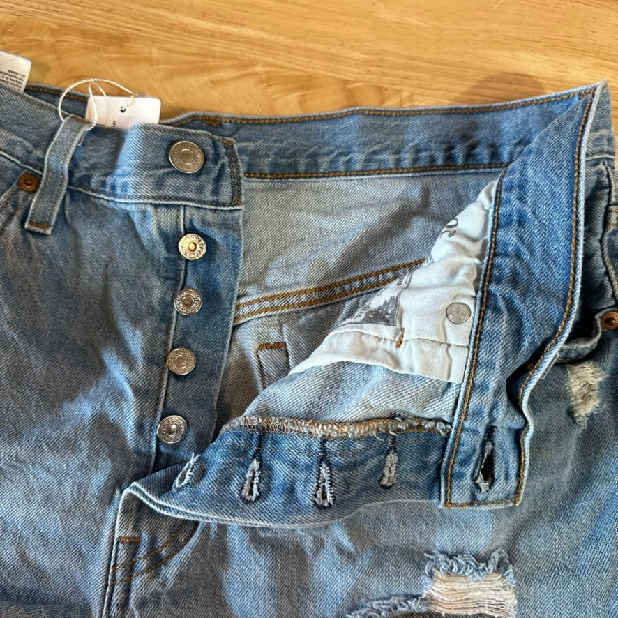 Levi's Cut Off Denim Jean Shorts Womens 32