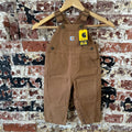 Carhartt Brown Overall Bibs Kids 12M  Toddlers NEW