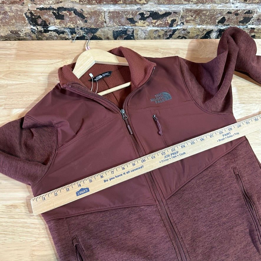 The North Face Norris Full Zip Mens Small reddish Long Sleeve Fleece Jacket