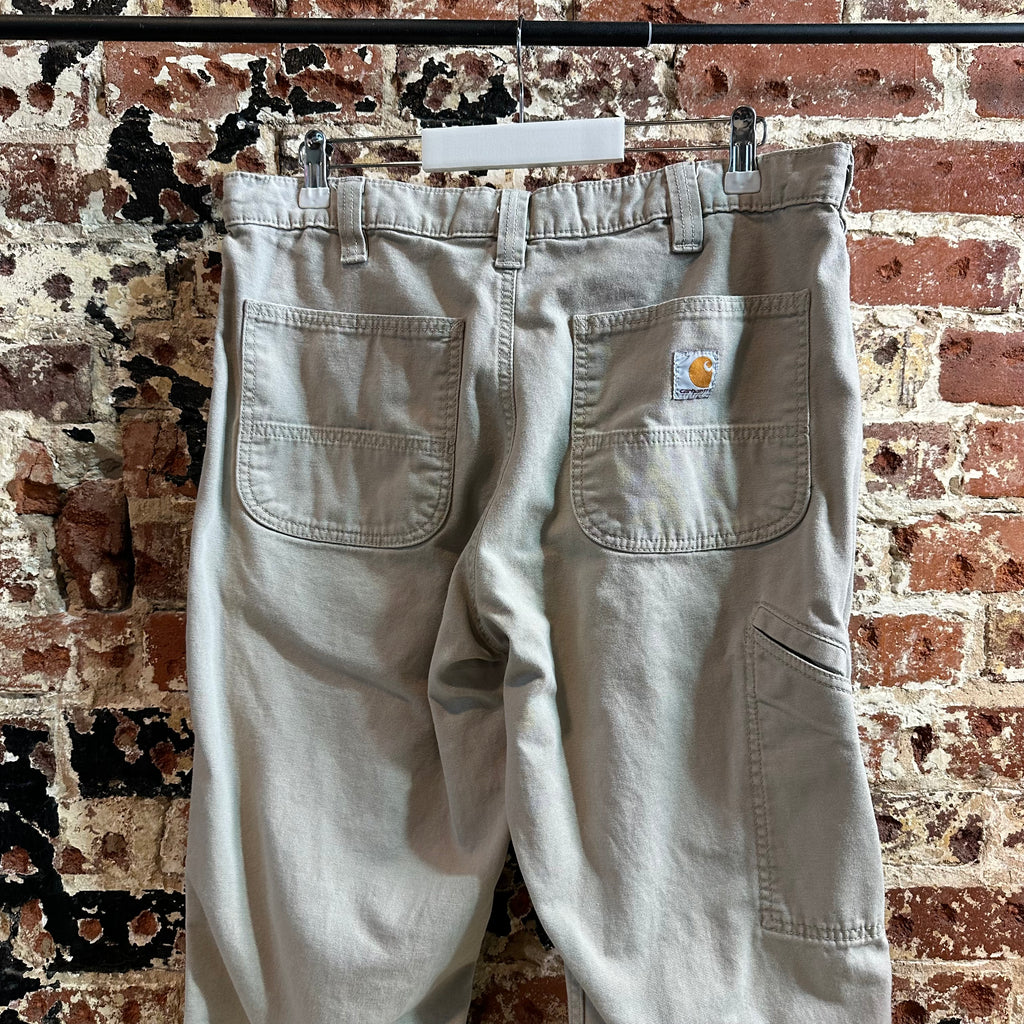 Carhartt Mens 35x32 Tan Pants