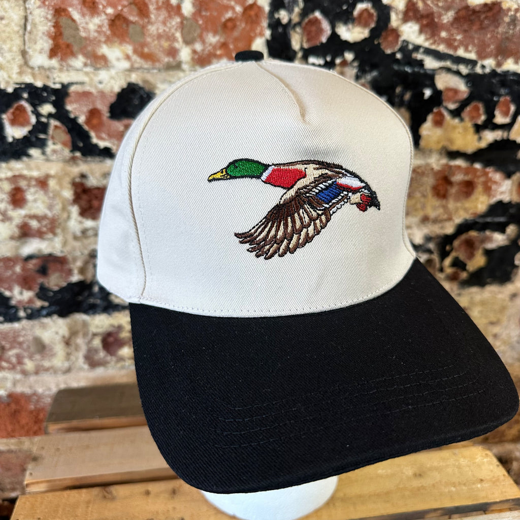 Mallard Hat Black Cream NEW