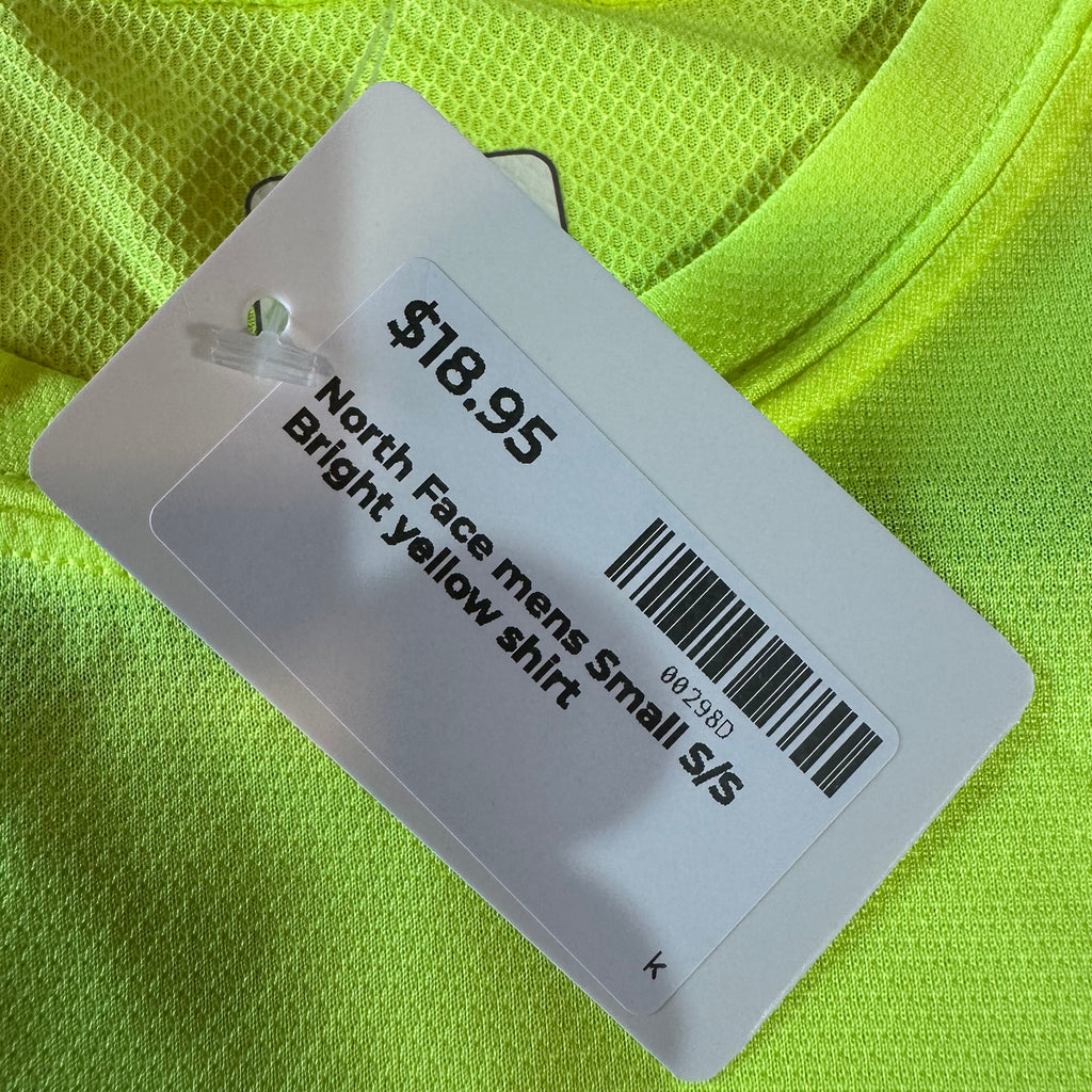 North Face Small S/S Green T-Shirt