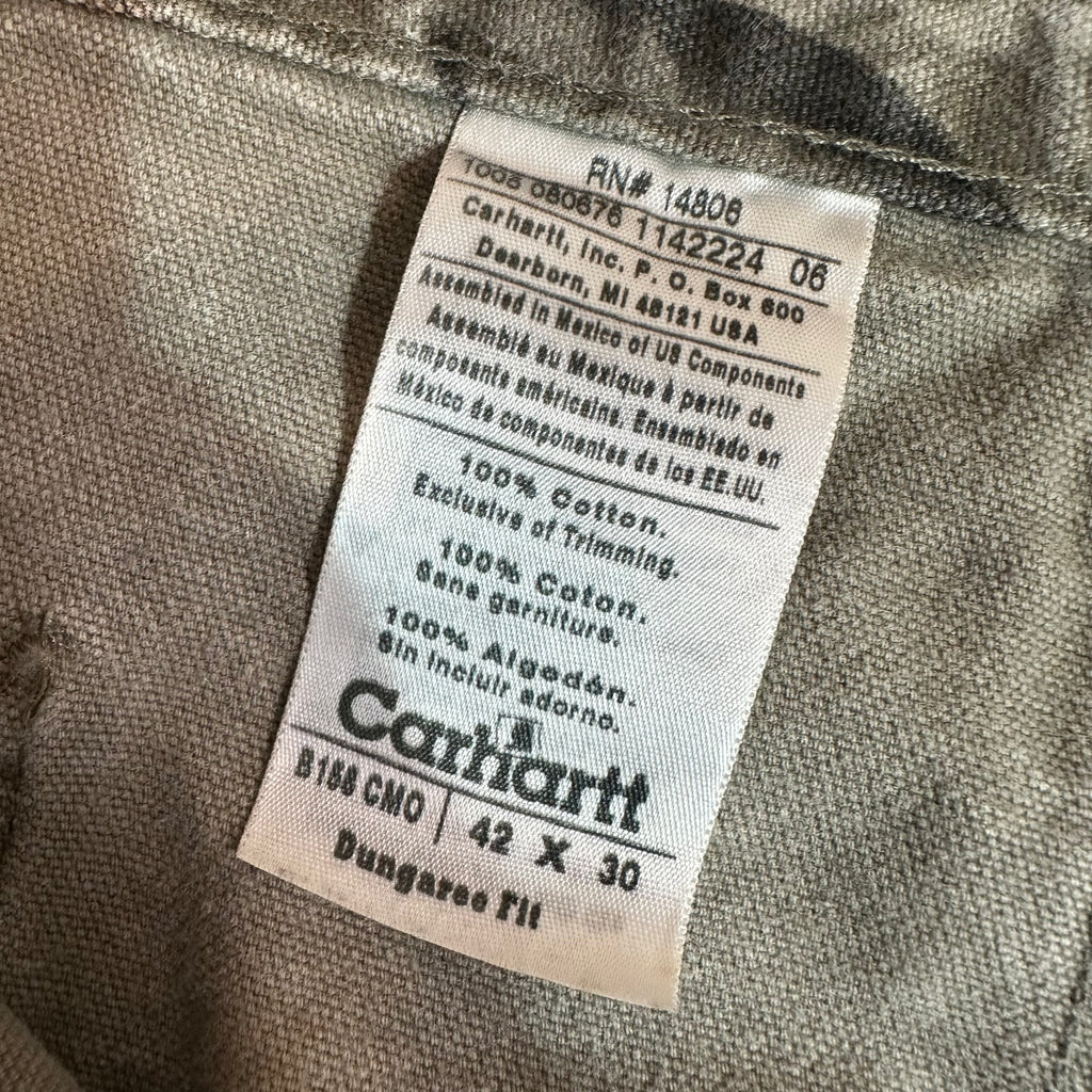 Carhartt Mens 42x28 Camo Pants