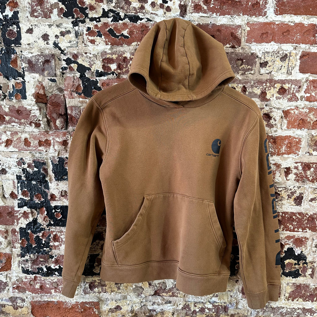 Carhartt Boys Large Brown Hoodie