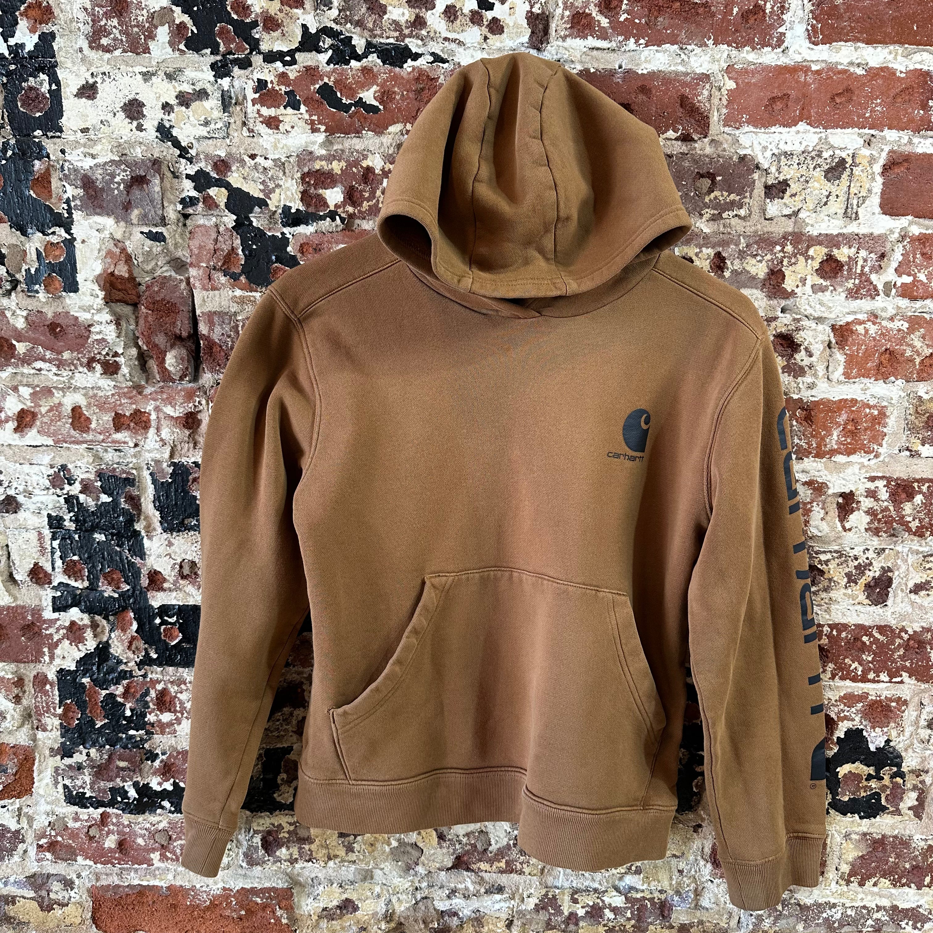 Carhartt Boys Large Brown Hoodie