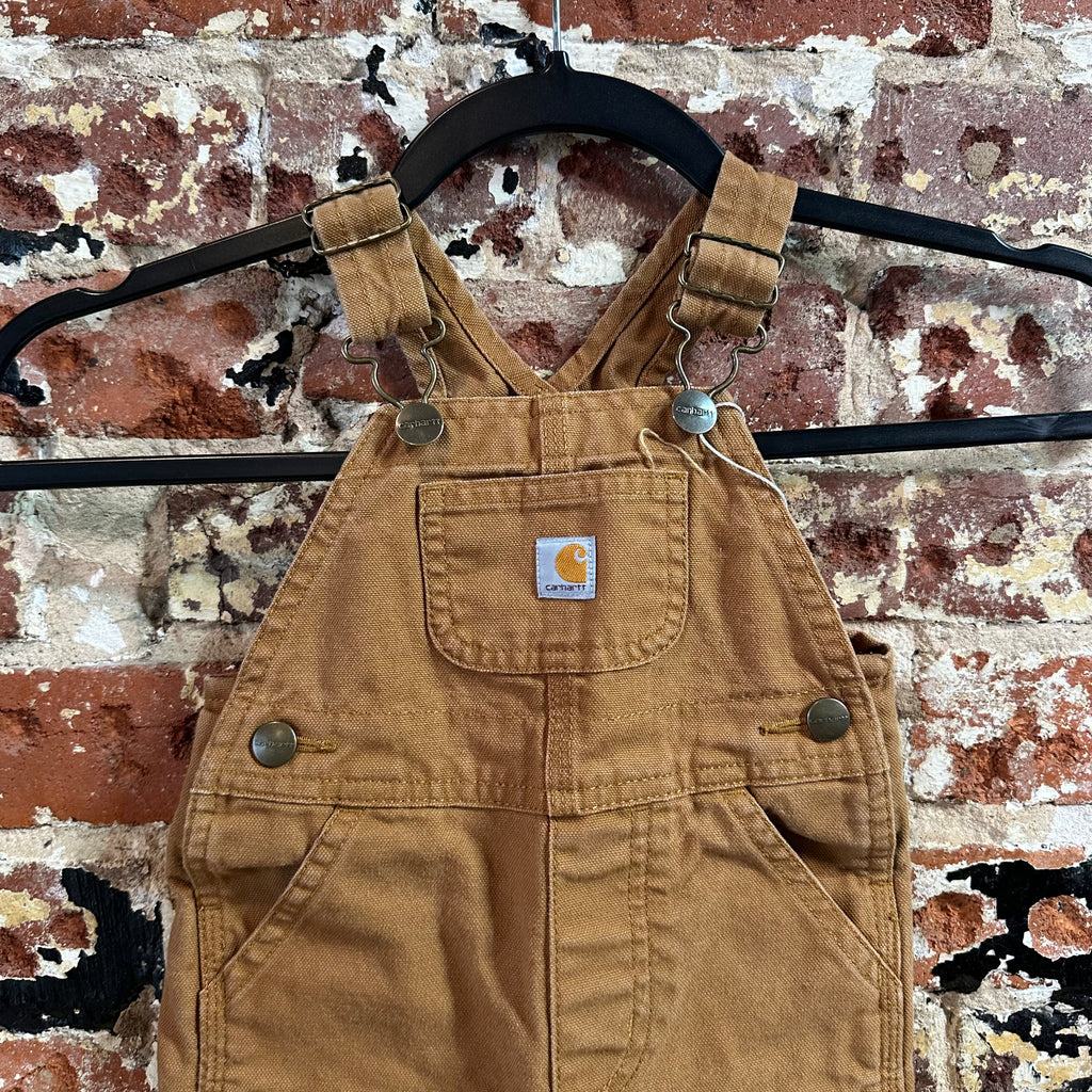 Carhartt Brown Bibs Boys 9M