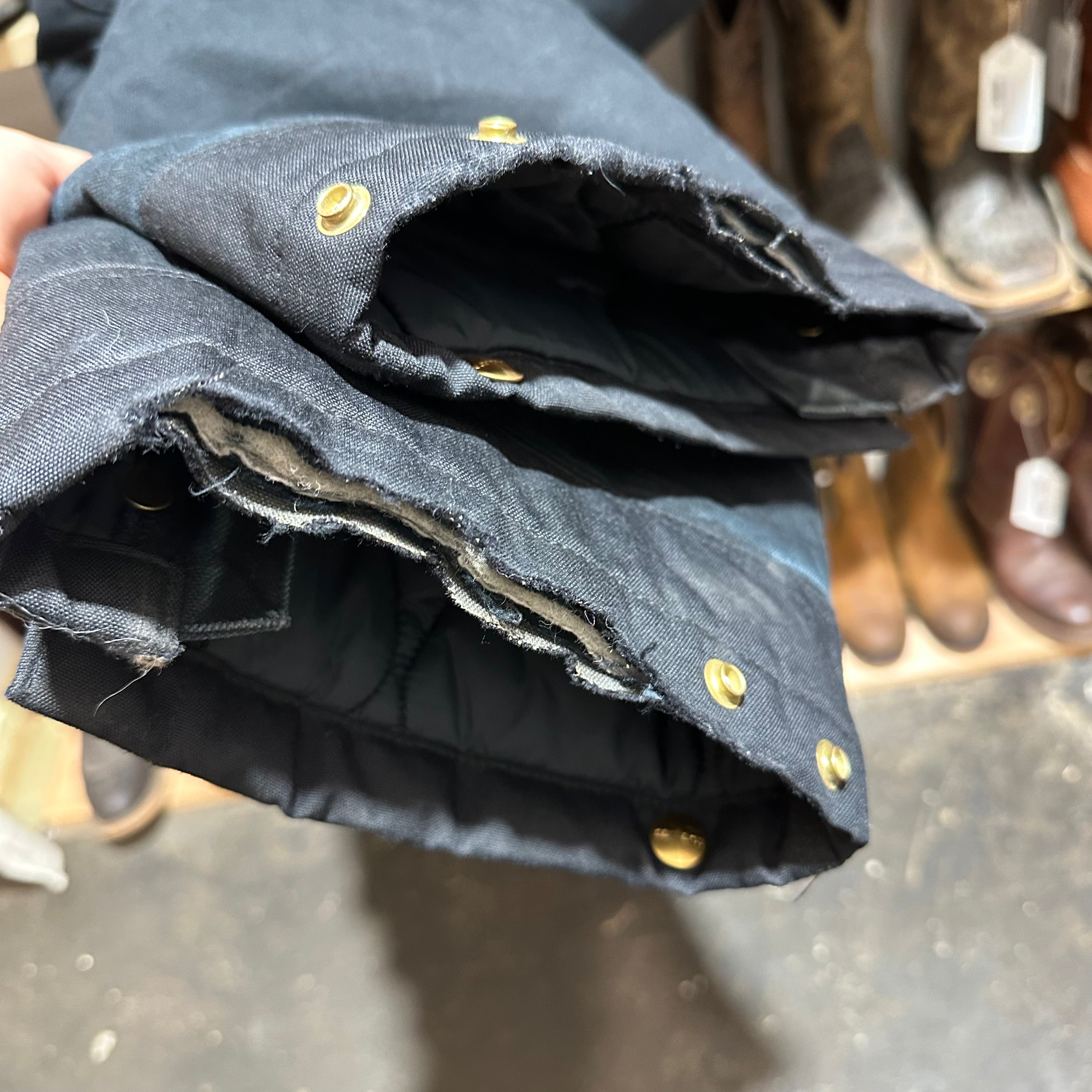 Carhartt Mens Small Black Insulated Bibs