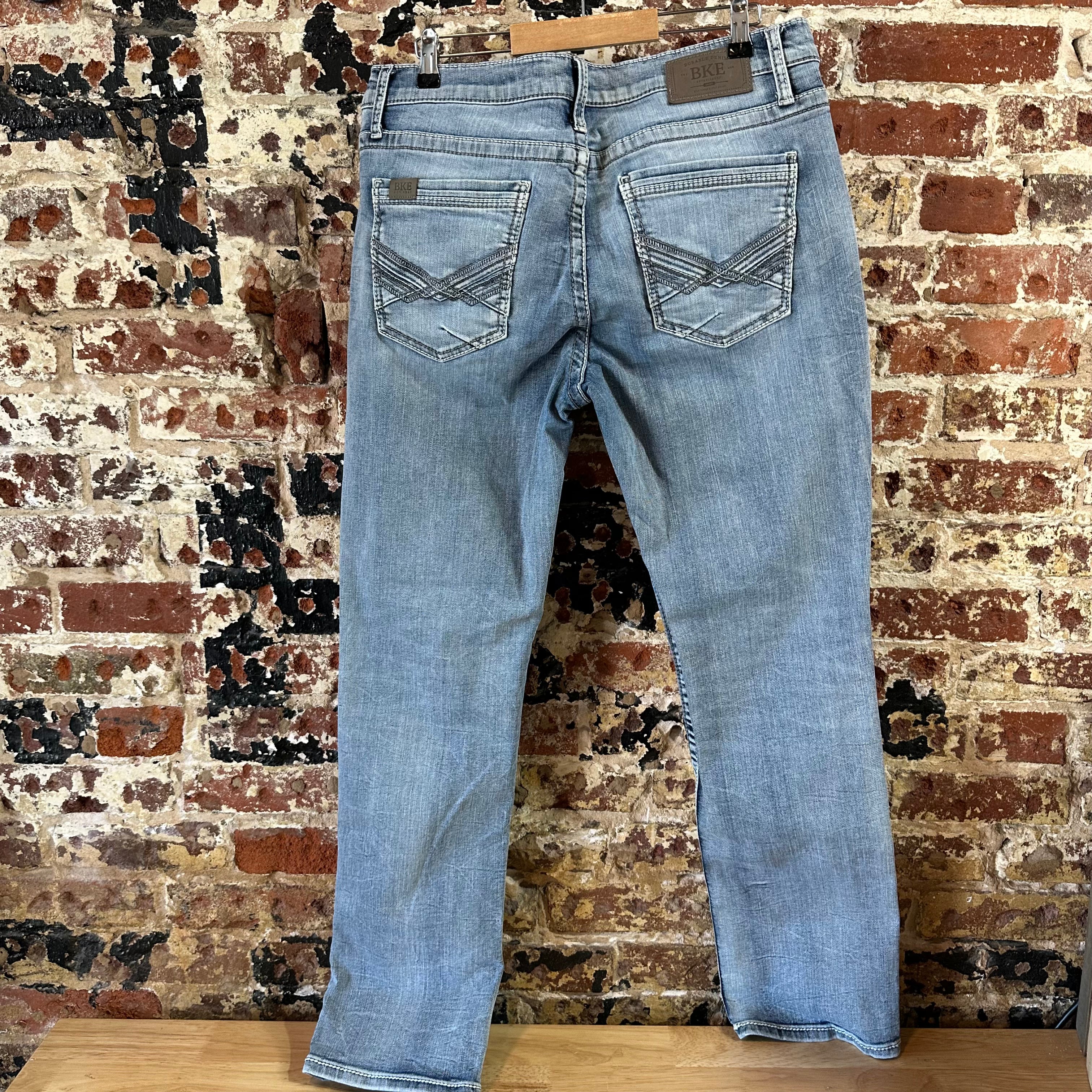 BKE Jack Mens 36x32 Blue Jeans