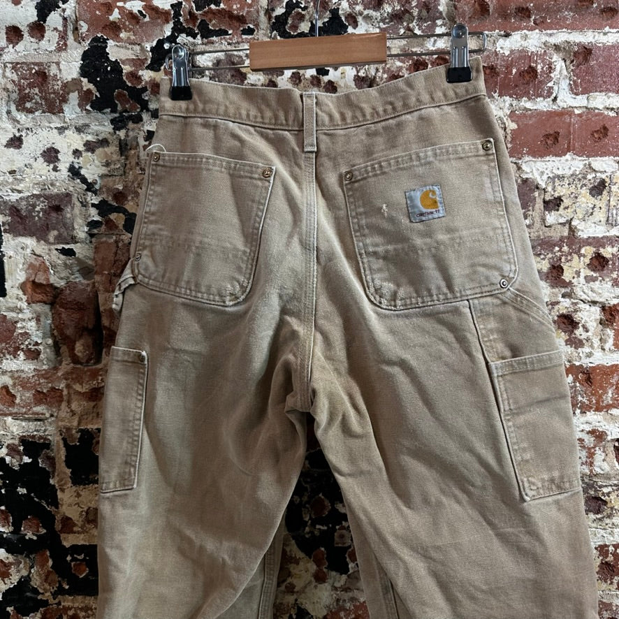 Carhartt B01 BRN Mens 28x30 Double Knee Pants
