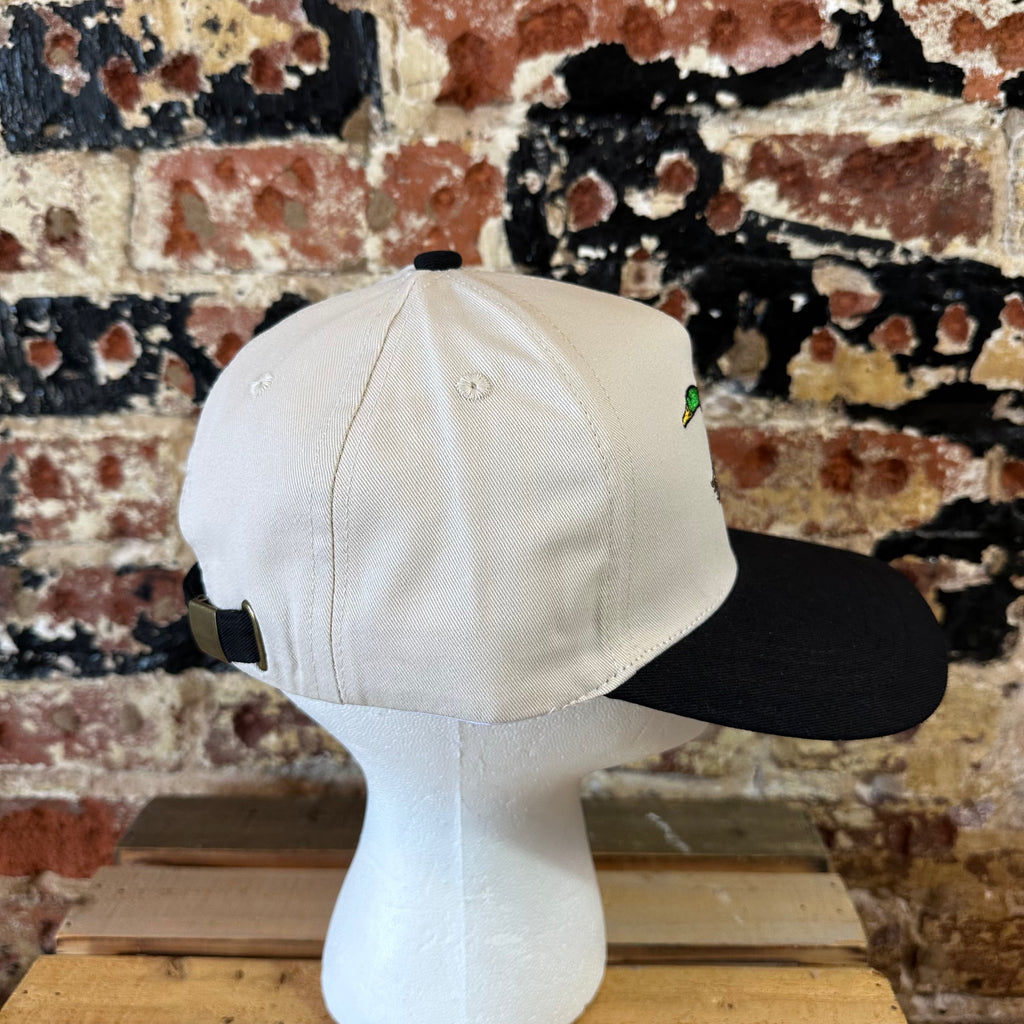 Mallard Hat Black Cream NEW