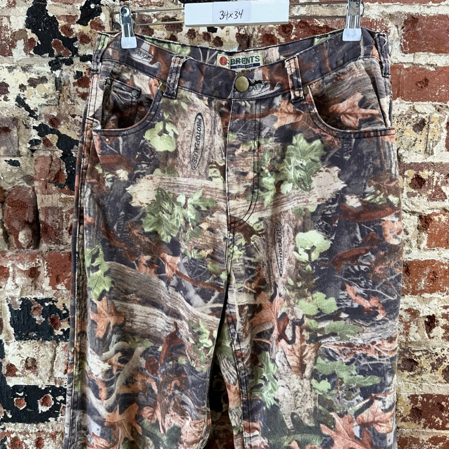 Brents Mens 34x34 Camo Jeans