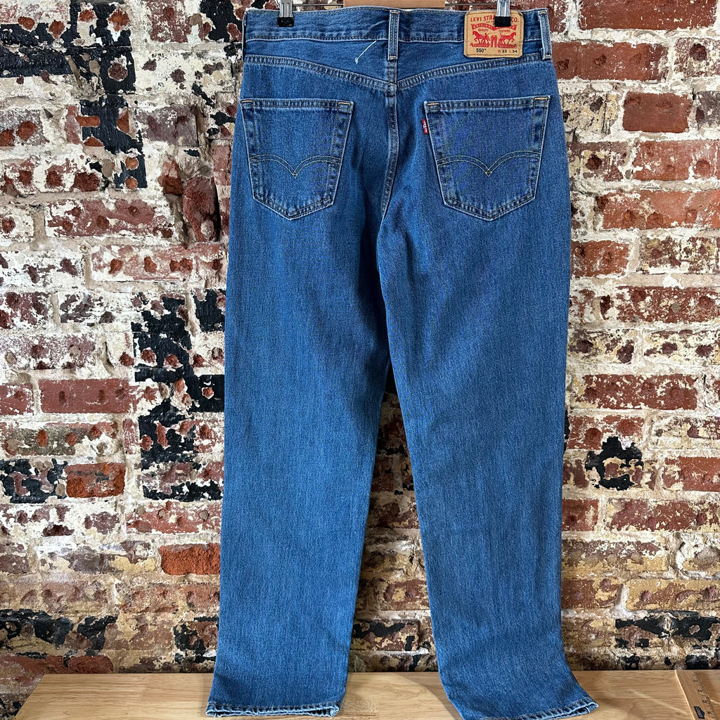 Levi's 550 Mens 33x34 Blue Jeans NEW