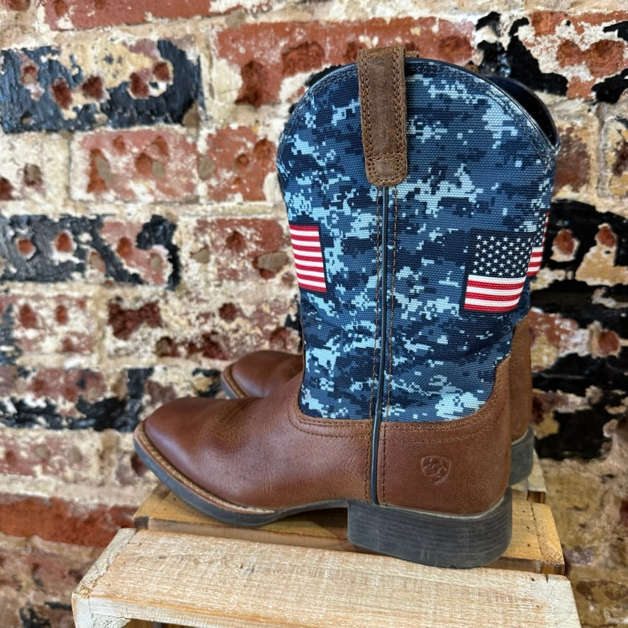 Ariat Youth Boys 1 Brown Western Boots
