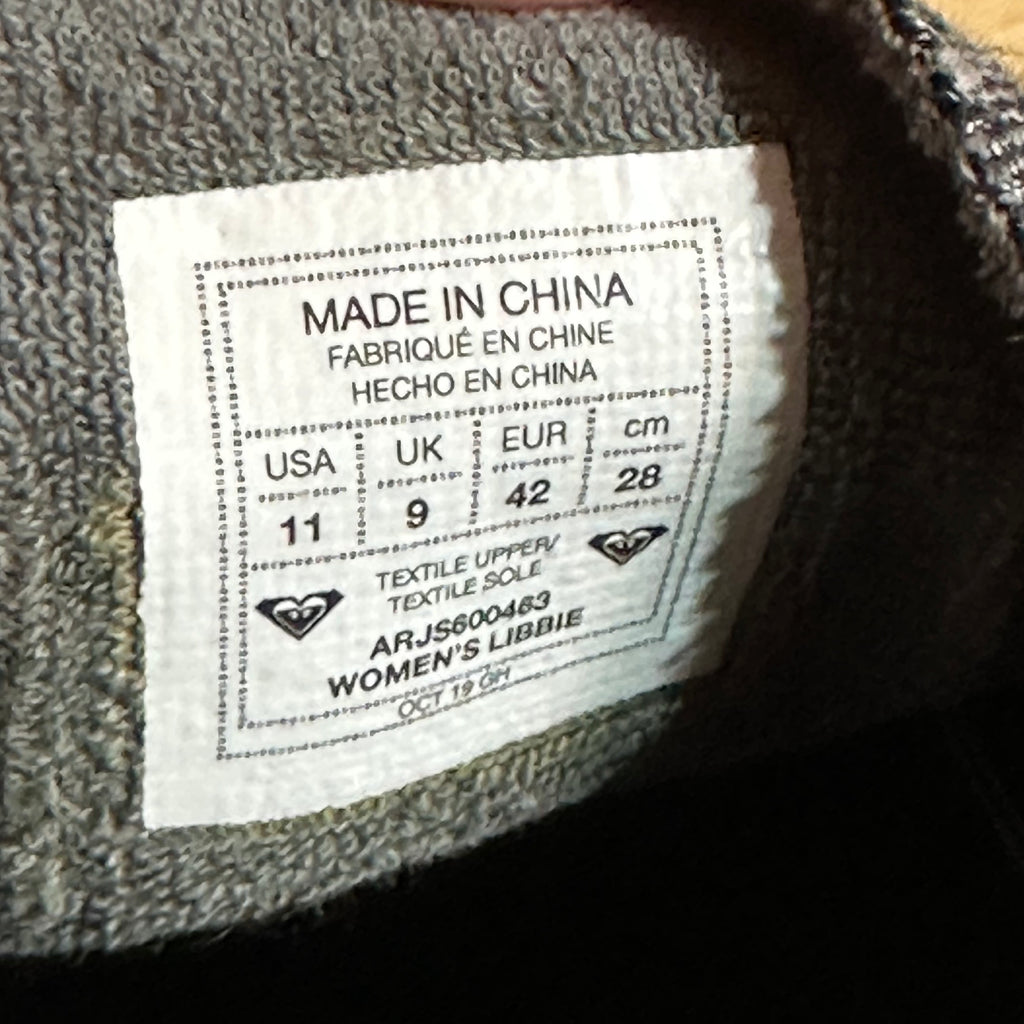 Roxy Womens 11 Gray Shoes