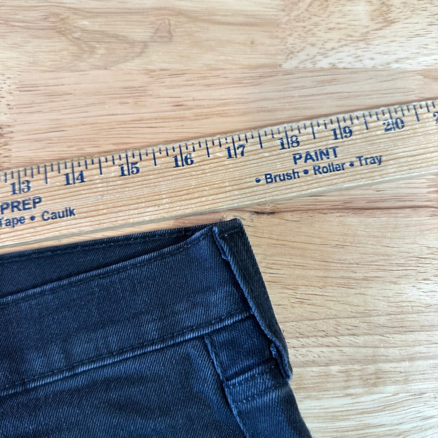 Levis 512 Slim Tapered Jeans Mens 31x30 Black (measures 34x28.5)