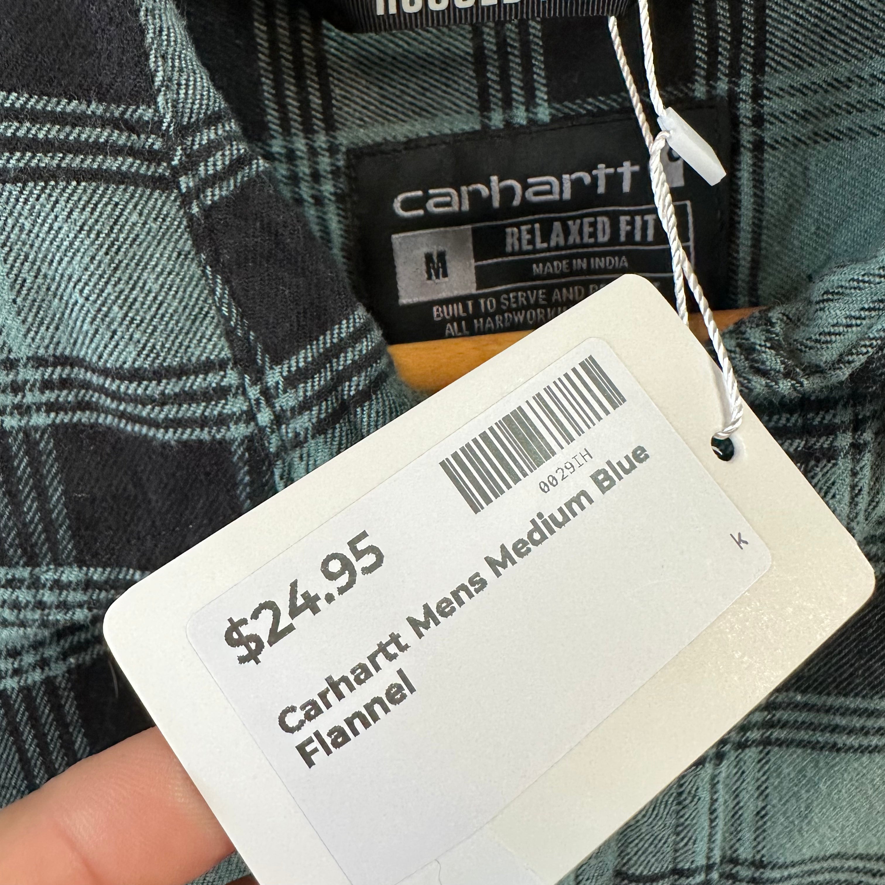 Carhartt Mens Medium Flannel Shirt